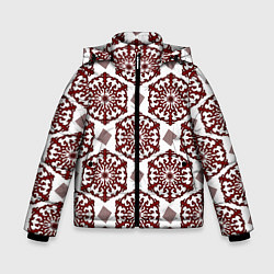 Зимняя куртка для мальчика Ромб и орнамент