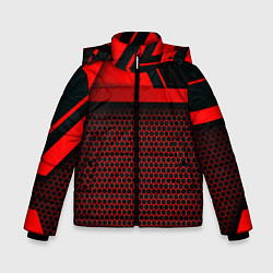 Куртка зимняя для мальчика Стиль cyberpunk из игры, цвет: 3D-красный