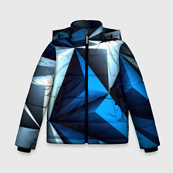 Зимняя куртка для мальчика Абстрактные грани текстура