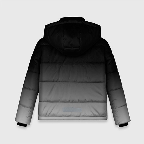 Зимняя куртка для мальчика От черного к белому / 3D-Светло-серый – фото 2
