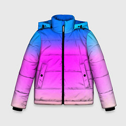 Зимняя куртка для мальчика Неоновые краски космоса