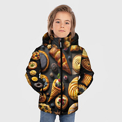 Куртка зимняя для мальчика Сладкая пышная выпечка, цвет: 3D-красный — фото 2