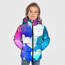 Куртка зимняя для мальчика Dreamy Hearts Multicolor, цвет: 3D-светло-серый — фото 2