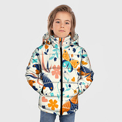 Куртка зимняя для мальчика Волшебная весна, цвет: 3D-светло-серый — фото 2