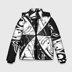Куртка зимняя для мальчика Tribal tunnel, цвет: 3D-светло-серый