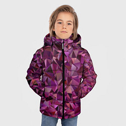 Куртка зимняя для мальчика Весенний оригами, цвет: 3D-красный — фото 2