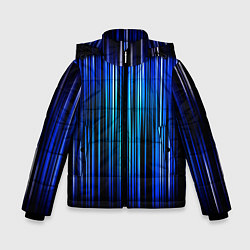 Зимняя куртка для мальчика Neon line stripes