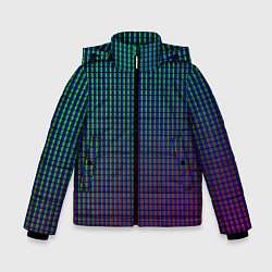 Куртка зимняя для мальчика Multicolored texture, цвет: 3D-светло-серый