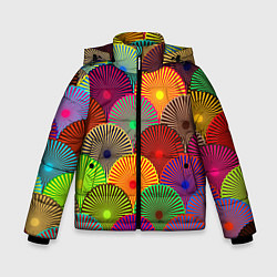 Зимняя куртка для мальчика Multicolored circles