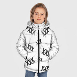 Куртка зимняя для мальчика Разброс Иксов, цвет: 3D-красный — фото 2