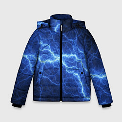Куртка зимняя для мальчика Разряд электричества, цвет: 3D-светло-серый