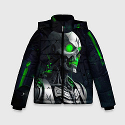 Куртка зимняя для мальчика Necron, цвет: 3D-черный