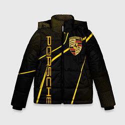 Куртка зимняя для мальчика Porsche - Gold line, цвет: 3D-красный