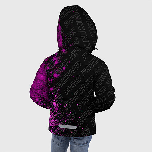 Зимняя куртка для мальчика Skoda pro racing: по-вертикали / 3D-Черный – фото 4