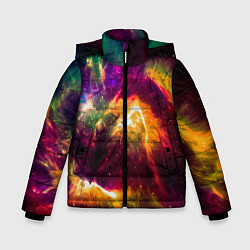Зимняя куртка для мальчика Небула в космосе разноцветная - нейронная сеть
