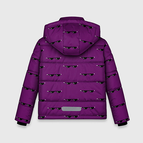 Зимняя куртка для мальчика Вот Это Да Фиолетовый / 3D-Светло-серый – фото 2