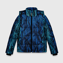 Куртка зимняя для мальчика Смешение красок, цвет: 3D-черный