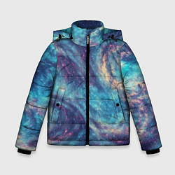 Зимняя куртка для мальчика Путеводная звезда в космосе