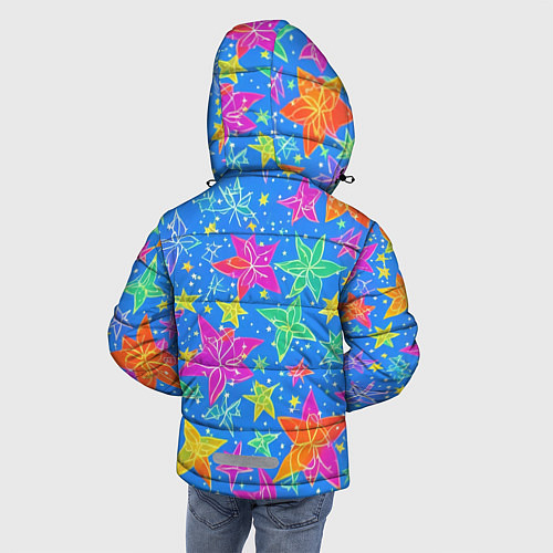 Зимняя куртка для мальчика Морские мотивы / 3D-Черный – фото 4