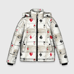 Зимняя куртка для мальчика Покер