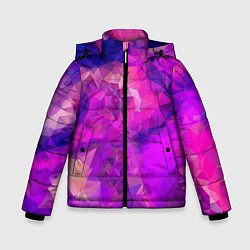 Зимняя куртка для мальчика Пурпурный стиль