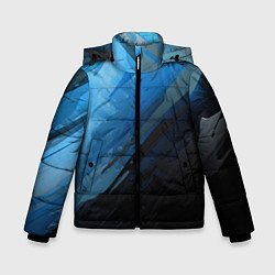 Зимняя куртка для мальчика Black blue style