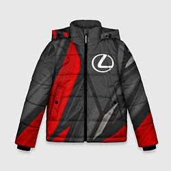 Куртка зимняя для мальчика Lexus sports racing, цвет: 3D-черный
