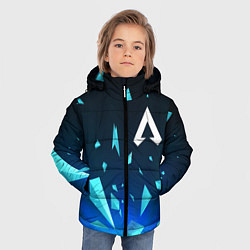 Куртка зимняя для мальчика Apex Legends взрыв частиц, цвет: 3D-черный — фото 2