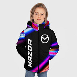 Куртка зимняя для мальчика Mazda speed lights, цвет: 3D-черный — фото 2