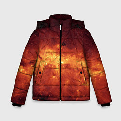 Зимняя куртка для мальчика Огненная галактика