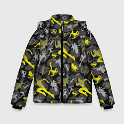 Куртка зимняя для мальчика Pattern The Flash 2023, цвет: 3D-черный