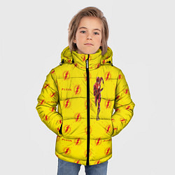 Куртка зимняя для мальчика Barry Allen, цвет: 3D-красный — фото 2