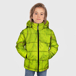 Куртка зимняя для мальчика Abstraction green, цвет: 3D-светло-серый — фото 2