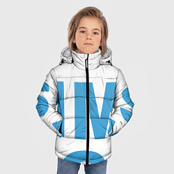 Куртка зимняя для мальчика Мама сима, цвет: 3D-светло-серый — фото 2