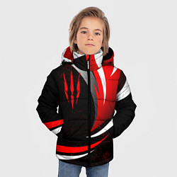 Куртка зимняя для мальчика Ведьмак - спортивная униформа, цвет: 3D-черный — фото 2