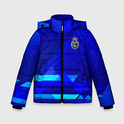 Зимняя куртка для мальчика Реал Мадрид фк эмблема