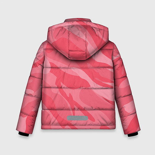 Зимняя куртка для мальчика Pink military / 3D-Светло-серый – фото 2