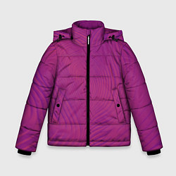 Зимняя куртка для мальчика Фантазия в пурпурном