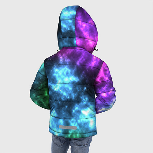 Зимняя куртка для мальчика Планета в космическом пространстве / 3D-Черный – фото 4