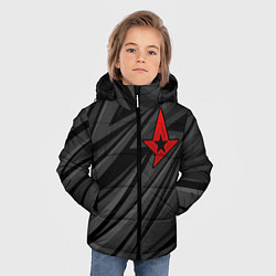 Куртка зимняя для мальчика Astralis - монохромный, цвет: 3D-черный — фото 2