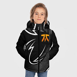 Куртка зимняя для мальчика Fnatic - white line, цвет: 3D-красный — фото 2