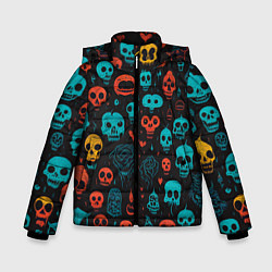 Зимняя куртка для мальчика Skull party