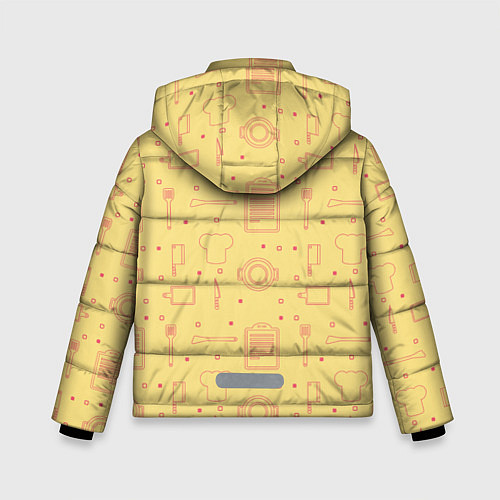 Зимняя куртка для мальчика Поварёнок / 3D-Светло-серый – фото 2