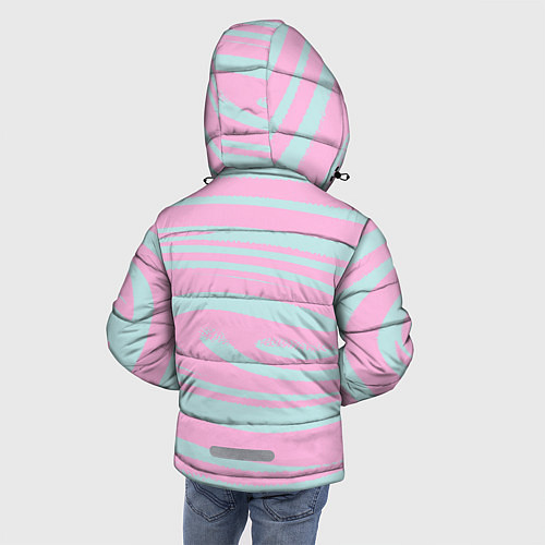 Зимняя куртка для мальчика Абстракция водоворот / 3D-Черный – фото 4