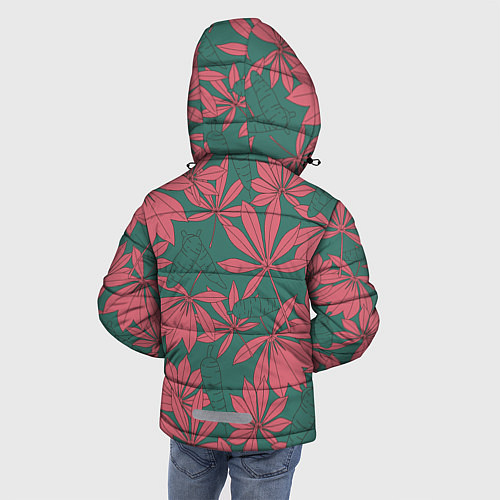Зимняя куртка для мальчика Pink nature / 3D-Черный – фото 4