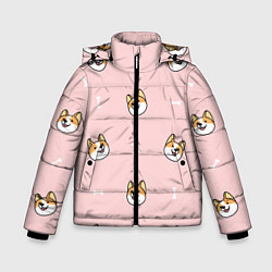 Зимняя куртка для мальчика Pink corgi