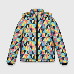 Зимняя куртка для мальчика Треугольная мозаика