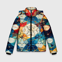 Зимняя куртка для мальчика Geometric mosaic