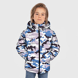 Куртка зимняя для мальчика Красивый модный камуфляж, цвет: 3D-черный — фото 2