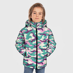 Куртка зимняя для мальчика Камуфляж модный, цвет: 3D-черный — фото 2